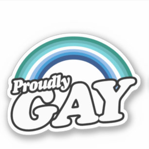 Gay Male und Stolz Aufkleber