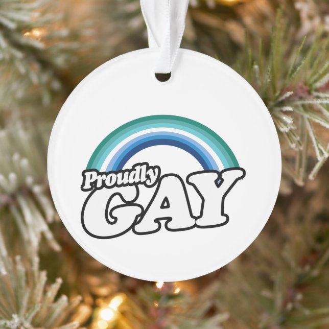 Gay Male und Stolz Ornament (Baum)