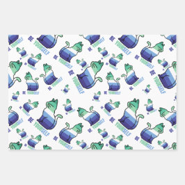 Gay man Pride Cat - Seien Sie selbst Geschenkpapier Set