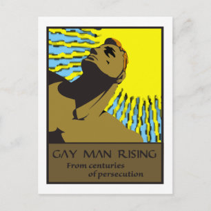 Gay Man Rising 2 Postkarte