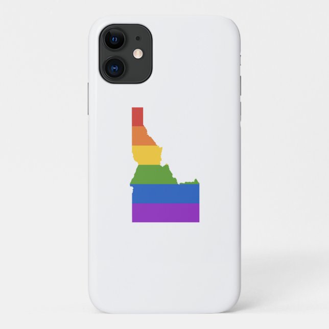 Gay Map of USA| Staat von Idaho Case-Mate iPhone Hülle (Rückseite)