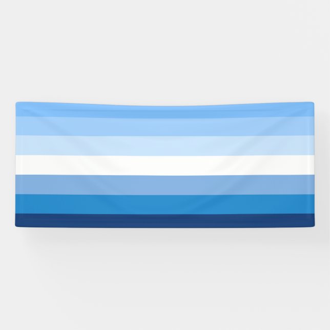 Gay men Flag Banner (Horizontal)