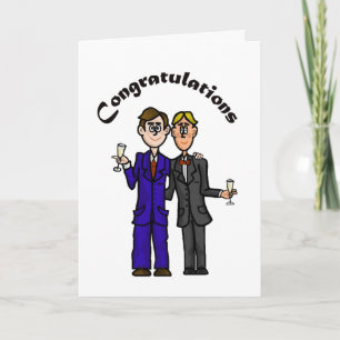 Gay Men Wedding Card passen sie an! Karte