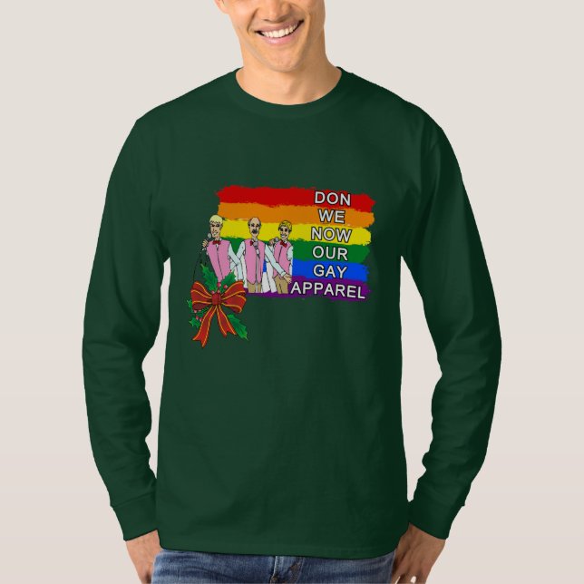 Gay Men's Chorus Weihnachts-T - Shirt (Vorderseite)