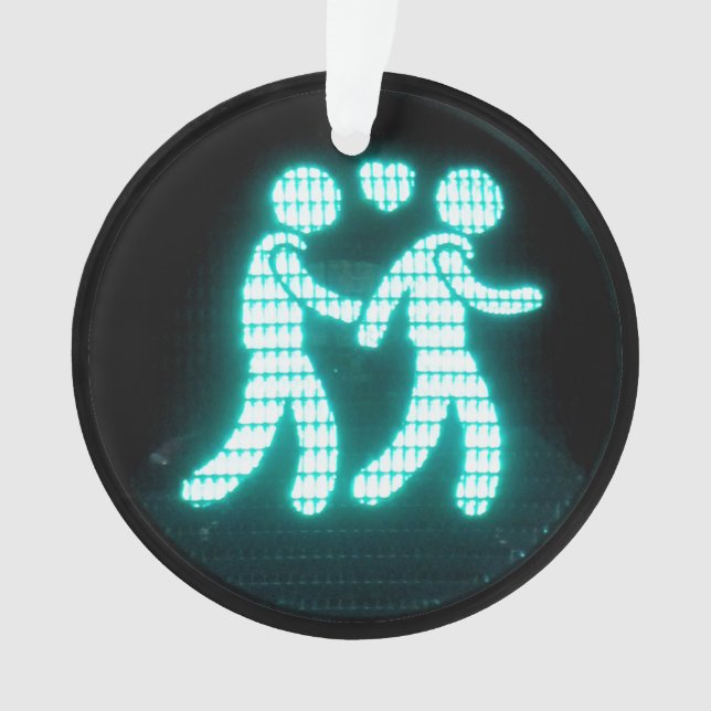 Gay Pedestrian Signal Ornament (Vorderseite)