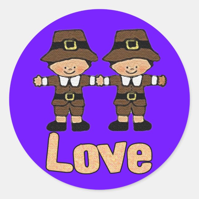 Gay Pilgrims Stickers (Vorderseite)