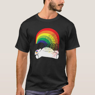 Gay Polar Bear Lgbtq Stuff Regenbogen mit Dusche T-Shirt