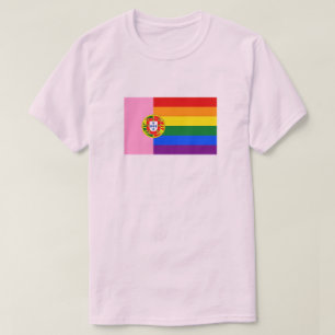 GAY PORTUGAL UND RAINBOW FLAG T-Shirt