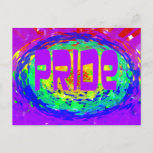 Gay Pride 2016 Postkarte