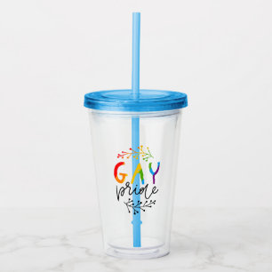 Gay Pride Acryltrinkbecher