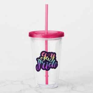 Gay Pride Acryltrinkbecher