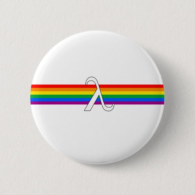 Gay Pride-Aktivismus Button (Vorderseite)