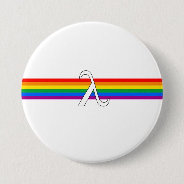 Gay Pride-Aktivismus Button (Vorderseite)