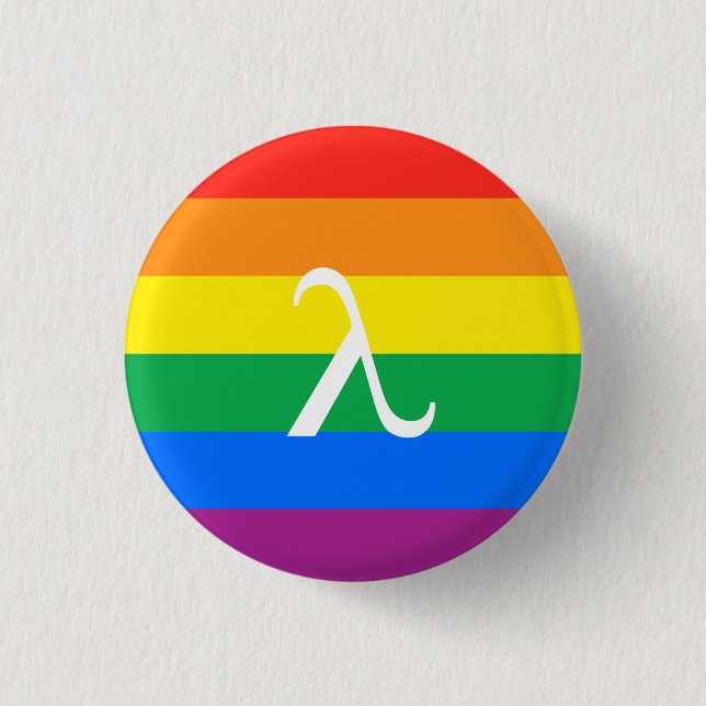 Gay Pride-Aktivismus Button (Vorderseite)