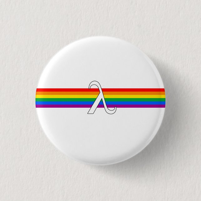 Gay Pride-Aktivismus Button (Vorderseite)