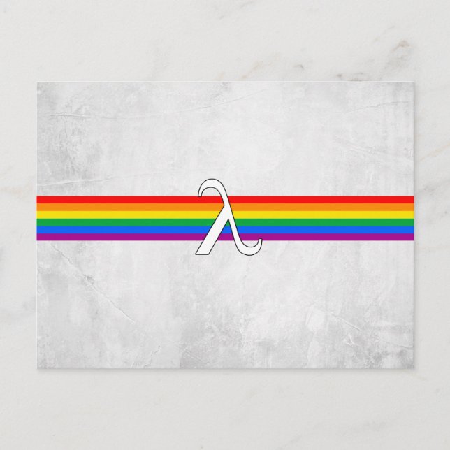 Gay Pride-Aktivismus Postkarte (Vorderseite)