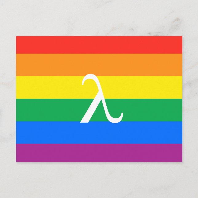 Gay Pride-Aktivismus Postkarte (Vorderseite)