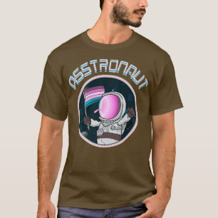 Gay Pride Astronaut LGBTQ Space Lesbische Männer F T-Shirt