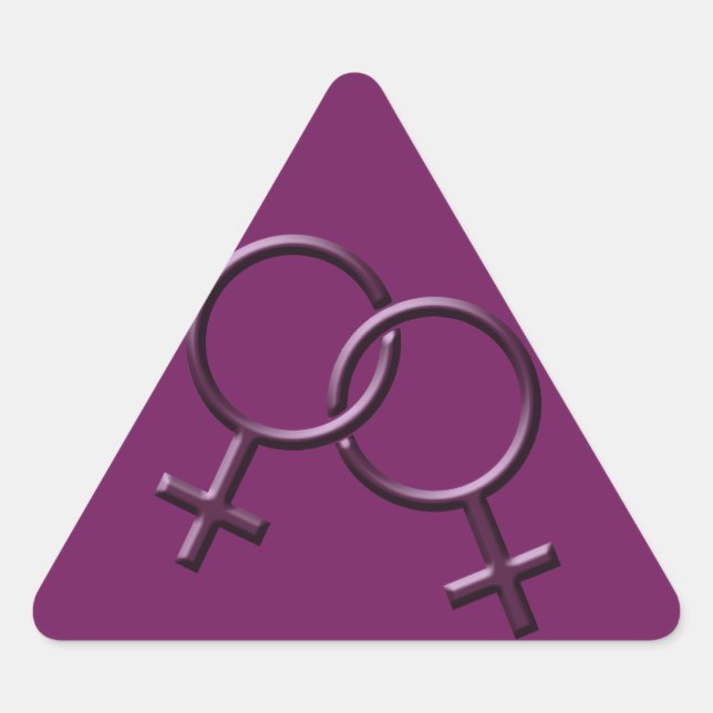 Gay Pride Aufkleber gleichgeschlechtliche Lesben L (Vorderseite)