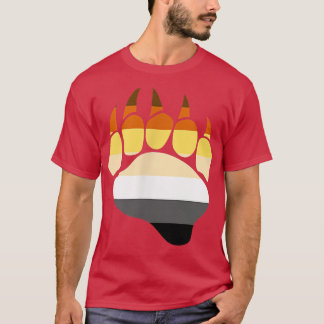 Gay Pride Bear Paw LGBT Bears Subkultur Prix T-Shirt