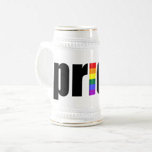 Gay Pride Bierglas