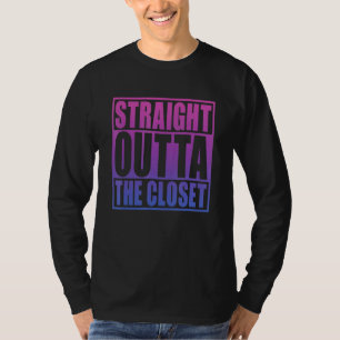 Gay Pride Bisexuelle Flagge - direkt über dem Nahe T-Shirt