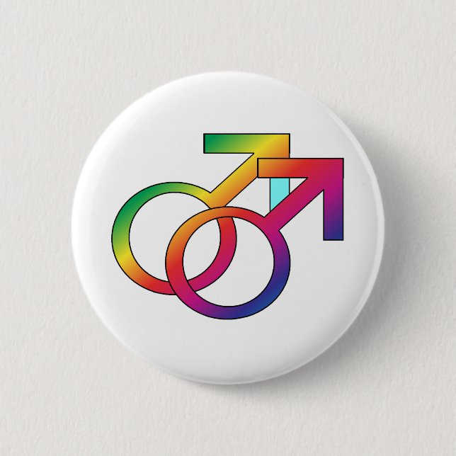 Gay Pride Button (Vorderseite)