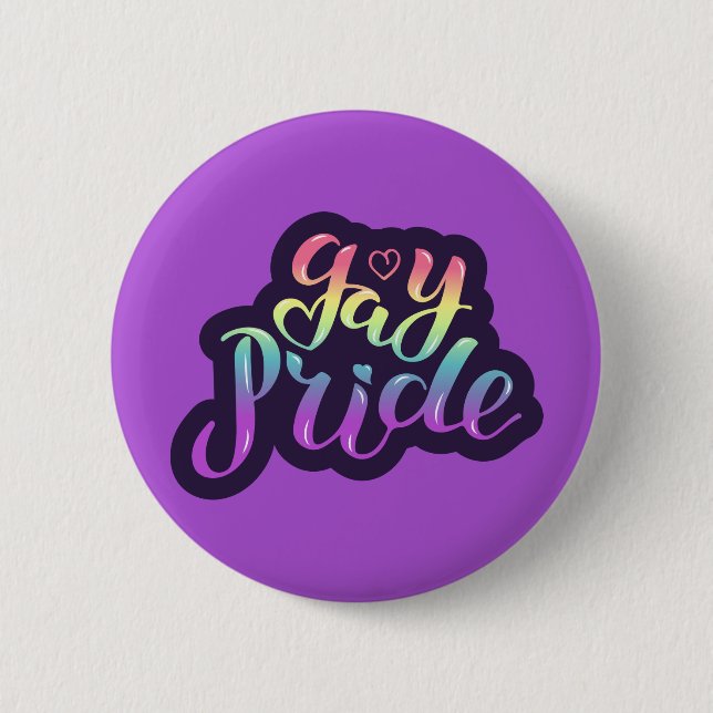 Gay Pride Button (Vorderseite)