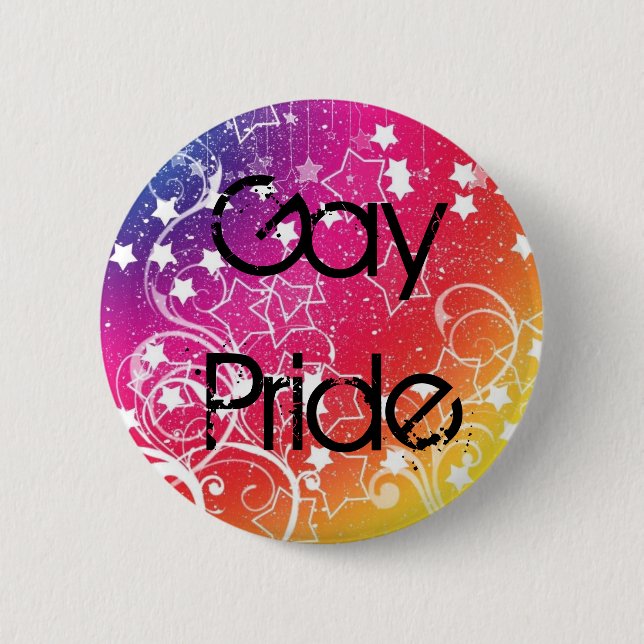 Gay Pride-Button Button (Vorderseite)
