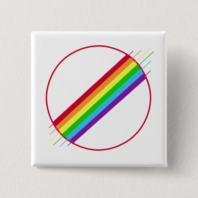 Gay Pride-Button Button (Vorderseite)