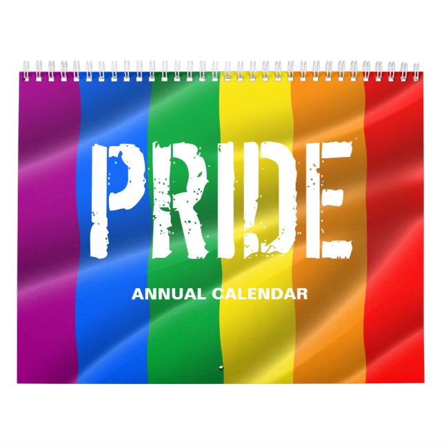 Gay Pride CALENDAR / PRIDE FLAGS Kalender (Titelbild)