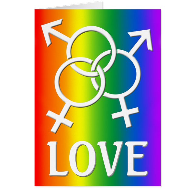 Gay Pride Cards LGBT Liebe Einladungen & Karten (Vorne)