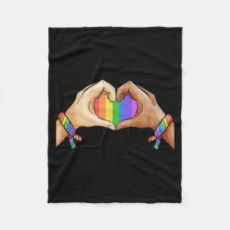 Gay Pride Clothing LGBT Rainbow Flag Pride Month Fleecedecke