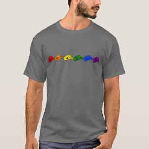 Gay Pride Cowboy-Hüte T-Shirt