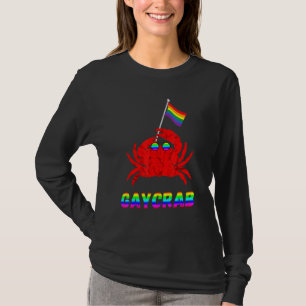 Gay Pride Crab Rainbow Crayfish Languste T-Shirt