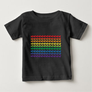 Gay Pride-Dackel Baby T-shirt