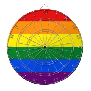 Gay Pride Dartscheibe