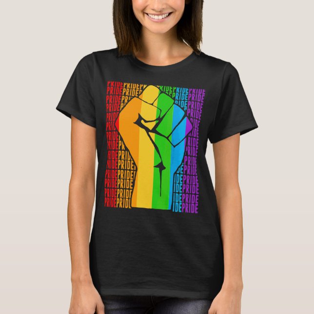 Gay Pride der LGBT-Regenbogenflagge Flag Queer LGB T-Shirt (Vorderseite)