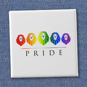 Gay Pride der Löwen - LGBT Button
