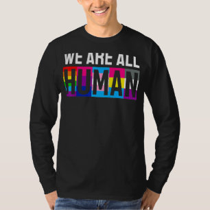 Gay Pride der menschlichen Flagge Monat Transgende T-Shirt
