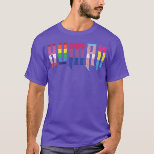 Gay Pride der menschlichen Flaggen LGBTQI Preis Mo T-Shirt