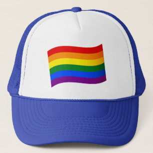 Gay Pride der Regenbogenflagge LGBT LGBTQ Liebe is Truckerkappe
