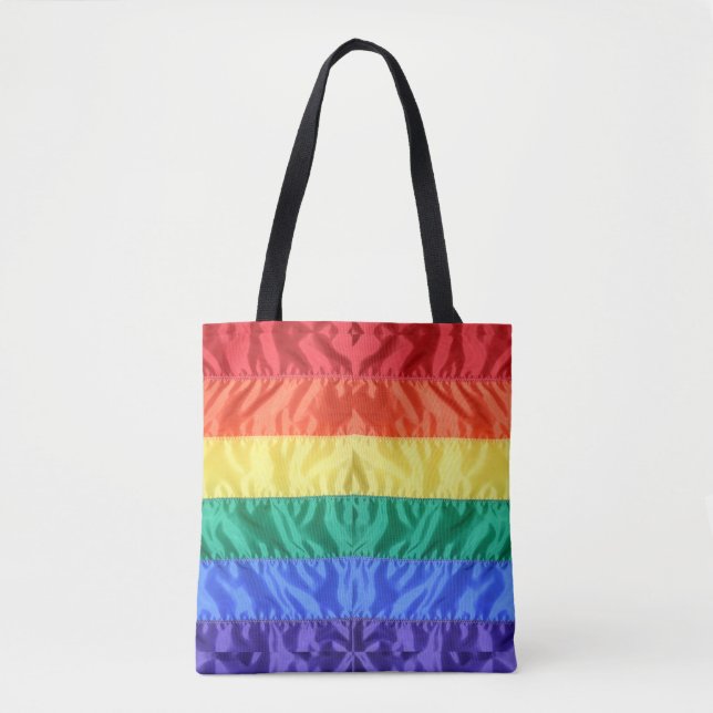 Gay Pride der Regenbogenflagge LGBTQ LGBT Liebe is (Vorderseite)
