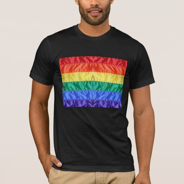 Gay Pride der Regenbogenflagge LGBTQ LGBT Liebe is T-Shirt (Vorderseite)