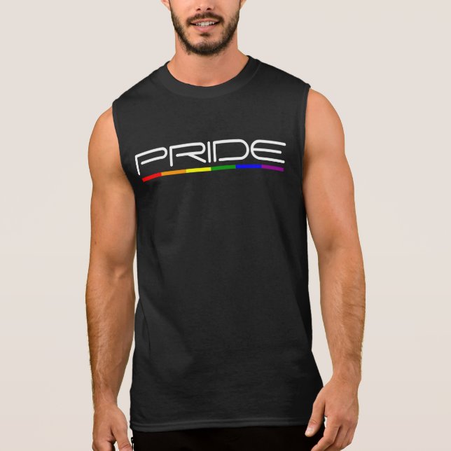 Gay Pride der Stolzfarben Ärmelloses Shirt (Vorderseite)