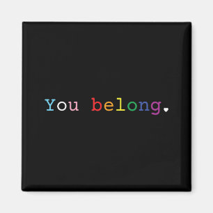Gay Pride-Design mit LGBT-Unterstützung und Respek Magnet