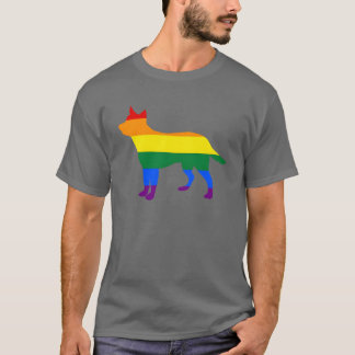 Gay Pride Dog Australischer Rinder Rainbow Flag G T-Shirt