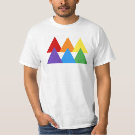 Gay Pride-Dreieck-T-Shirt T-Shirt