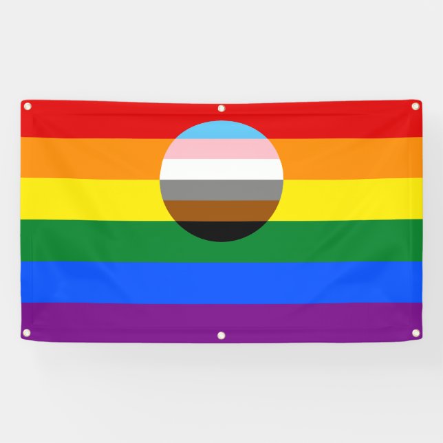 Gay Pride-Einschließungsflagge Banner (Horizontal)