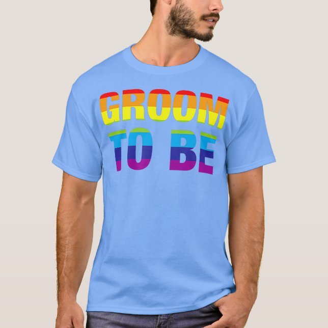 Gay Pride Engagement Party T-Shirt (Vorderseite)